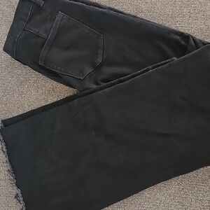 Ultra high rise wide leg jean